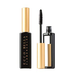 Ecco Bella FlowerColor Vegan Mascara Black – Long Lasting Organic Formula for Sensitive Eyes - Image 1