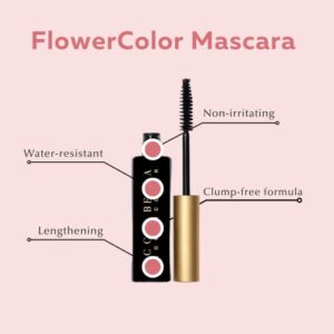 Ecco Bella FlowerColor Vegan Mascara Black – Long Lasting Organic Formula for Sensitive Eyes - Image 3