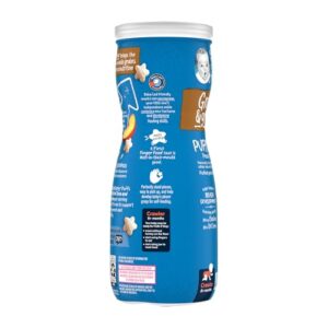 (6 Canisters) Gerber Puffs Peach, 1.48 oz. Puffs pink - Image 5
