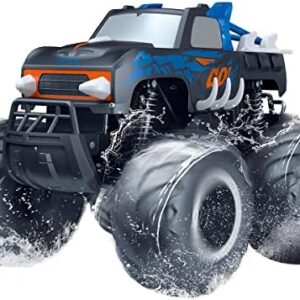 Threeking 1:16 Waterproof Monster Truck Pickup Toys RC Cars Remote Control Car Truck Toys 4WD All Terrain Off-Road Car Toy Gifts Presents 6 7 8 9 10 11 12 Year Old Kids Boys Girls Toys - Image 1